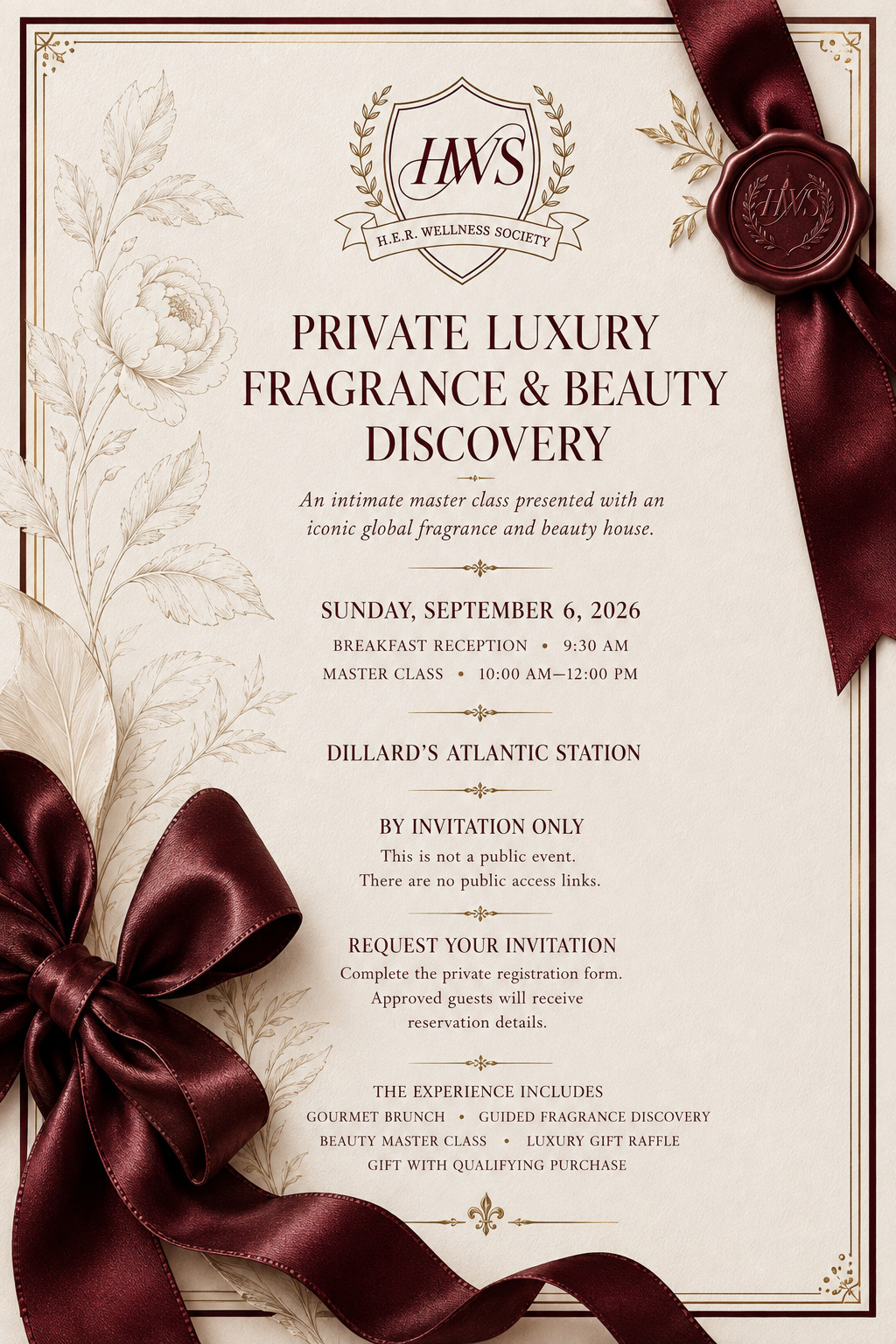 HWS Private Experience | September 6