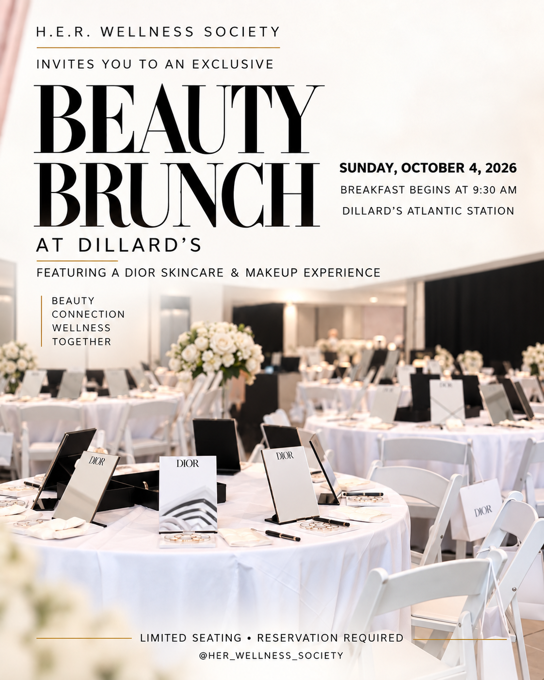 Beauty Brunch at Dillard’s | Featuring a Dior Skincare and Makeup Experience