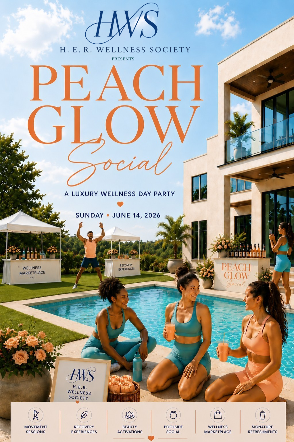 Peach Glow Social