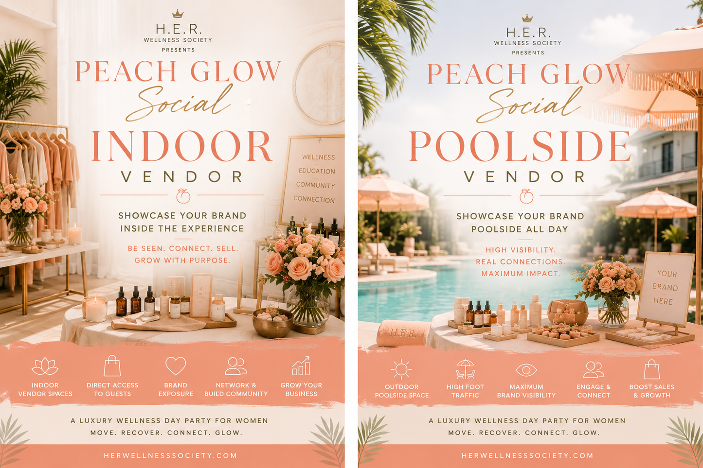 Vendor Peach Glow Social
